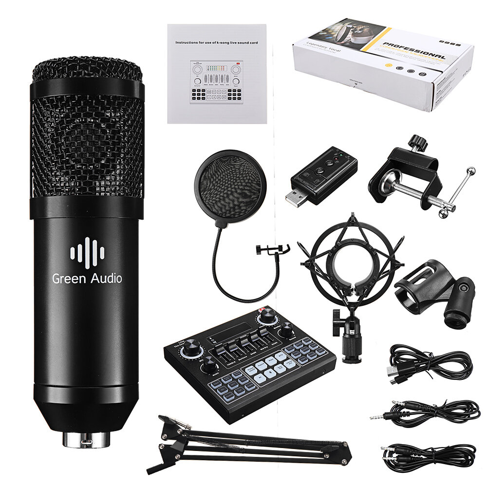 best price,gam,green,audio,condenser,microphone,kit,with,gax,v9,eu,discount