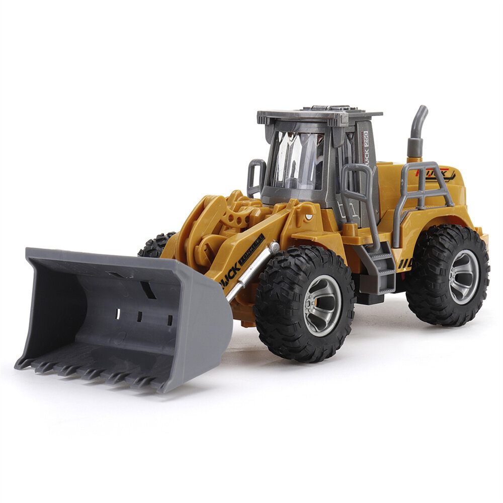 JH75-5 1/30 27MHZ 5CH RC Excavator Car Shovel Enginnering Truck Construction Kids Children Models w/ LED Light Toys