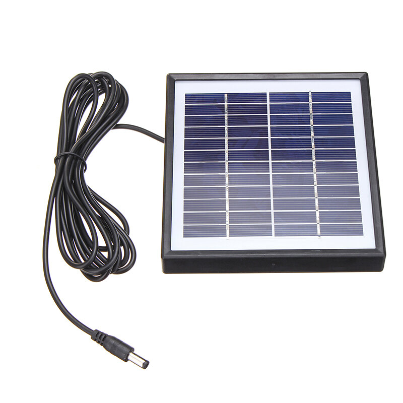 Portable 5W 12V Polysilicon Solar Panel Battery Charger For Car RV Boat W/ 3m Ca 