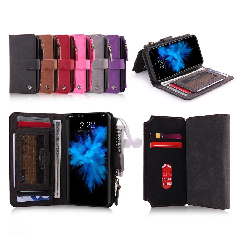 Pola Magnetic Detachable Wallet Card Slot Case For Iphone X 8 8