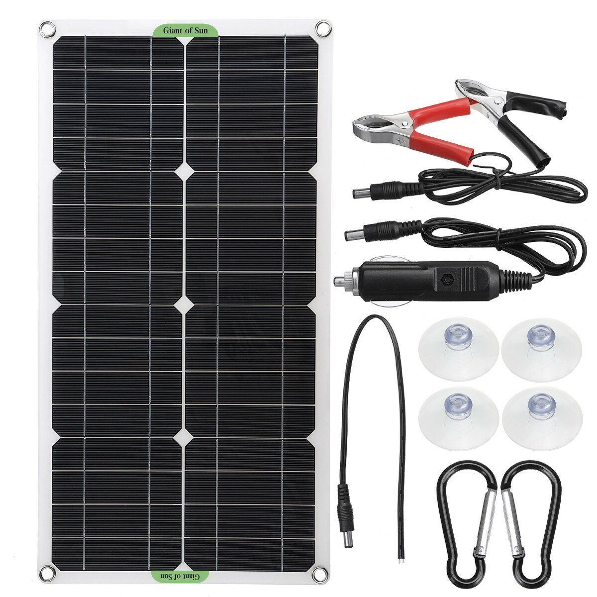 

12V 30W Solar Panel Kit Complete 10A 30A 50A 60A Controller RV Camping Car Boat Battery Phone USB Solar Power Bank Charg