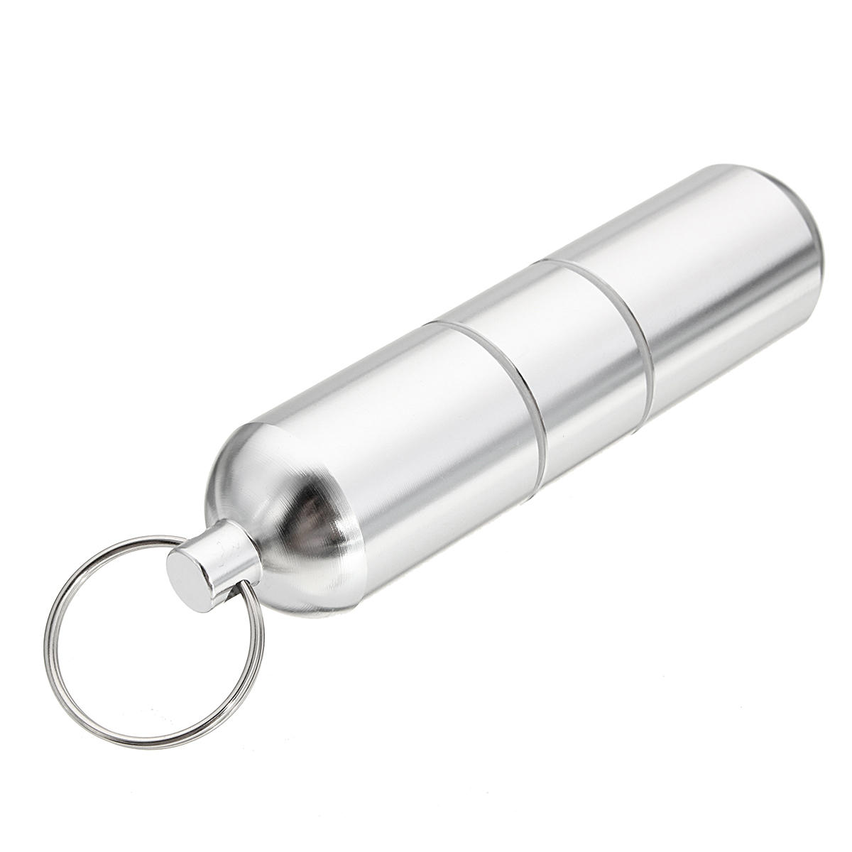 Серебряный алюминиевый капсульный футляр для таблеток, водонепроницаемый держатель для зубочисток