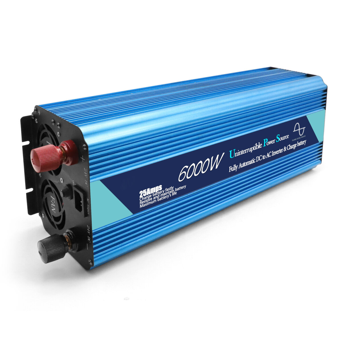 BELTTT BET3000S 6000W 12V/24V To 220V Pure Sine Wave Power Inverter Battery Charger UPS Converter