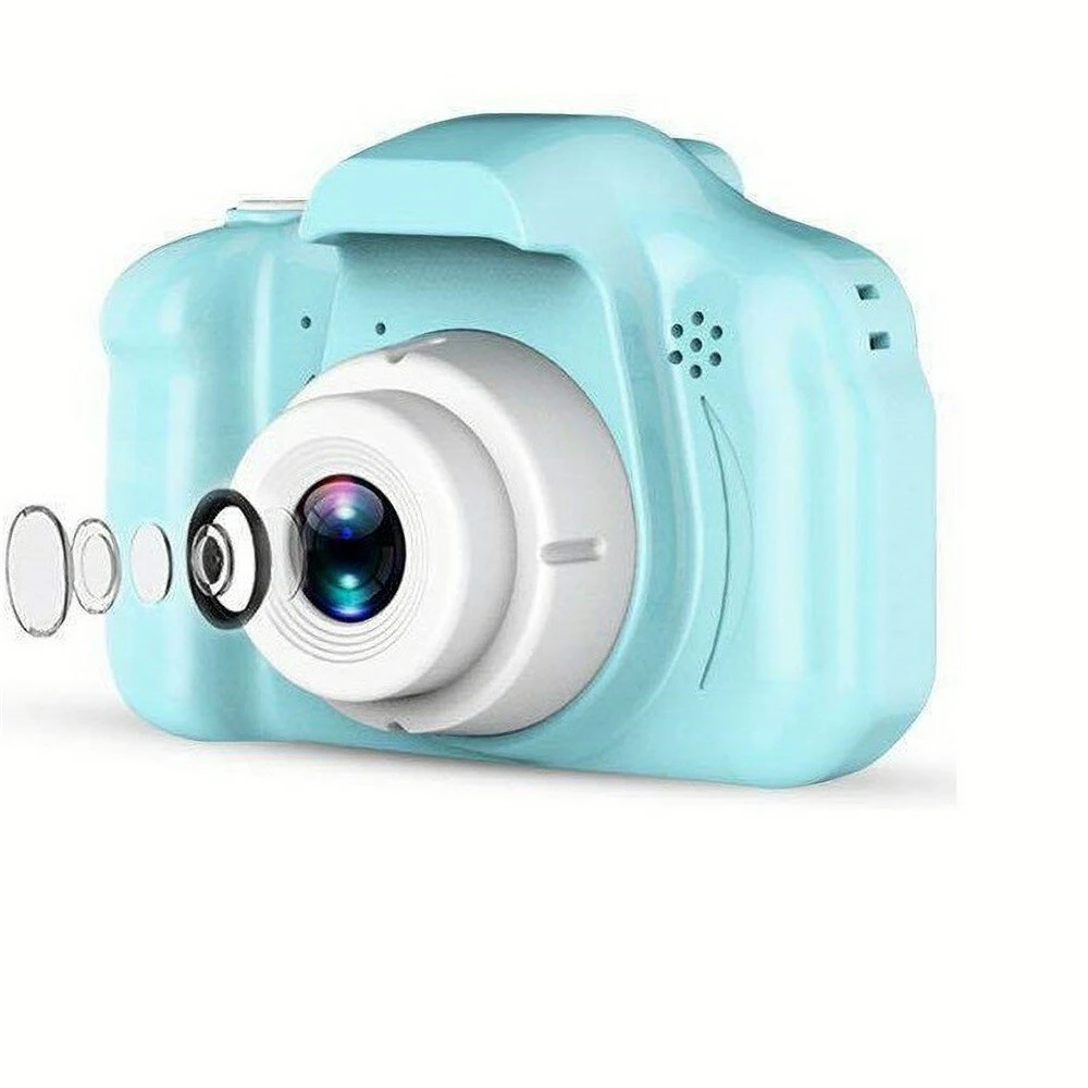 X2 kids cameras 2.0 inch 800w pixel camera video recording function kids camera for boys and girls children's gift camera with memory card