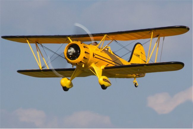 ROCHOBBY 1100mm 43.3 Waco Yellow PNP RC Biplane No Radio