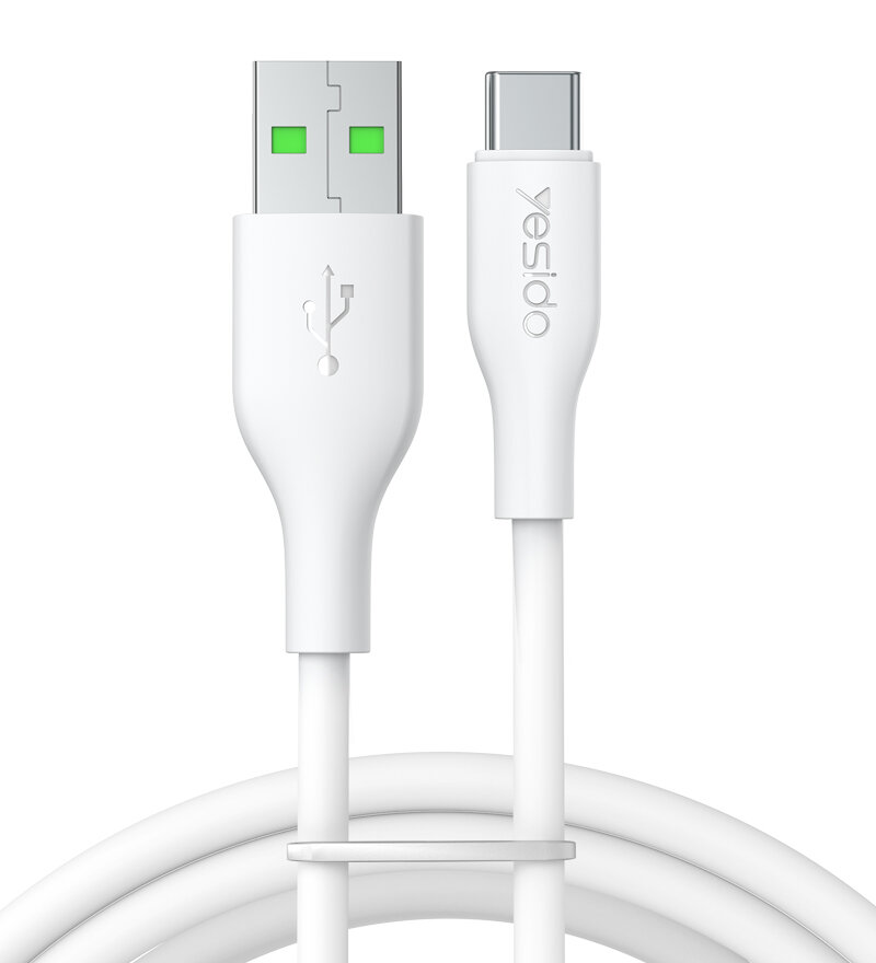 

YESIDO CA72 5A USB to USB-C Cable Fast Charging Data Transmission Cord Line 1.2m long For DOOGEE S88 Pro For OnePlus 9Pr