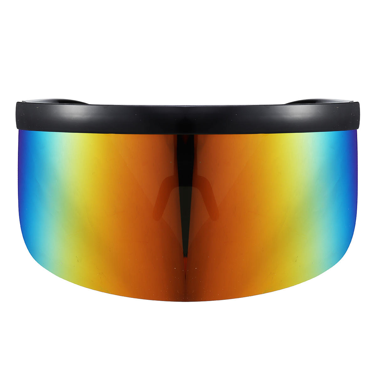 Gepolariseerde lens masker Zonnebril Futuristische kostuum Party ogen gespiegeld Frame 5 kleuren
