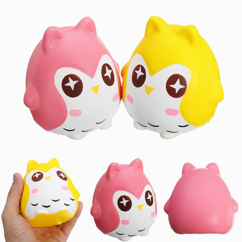 Squishy Owl 10cm Soft Cute Bird Animals Slow Rising Collection Gift Decor Sale - USA