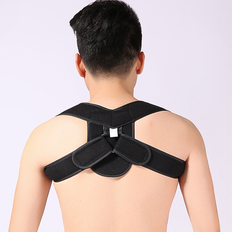

Adjustable Elastic Back Posture Corrector Support Brace Shoulder Correction Belt Health Care