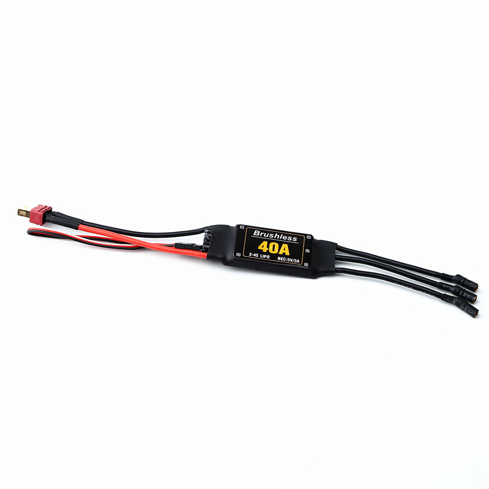 2-4S 40A Brushless ESC BEC 5V/ 3A without UBEC for Model Airplane RC Drone