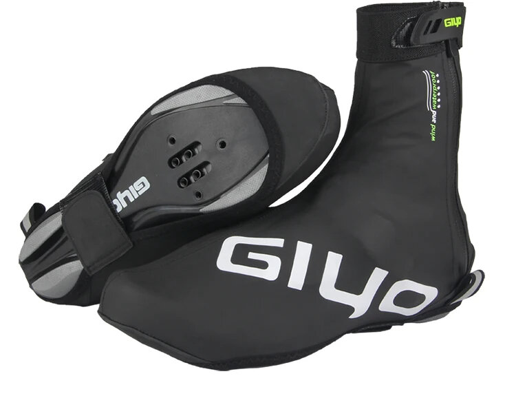 Capa de sapato térmica GIYO RD-100 para ciclismo, design vedado à prova de vento e impermeável, confortável para ciclismo em estrada