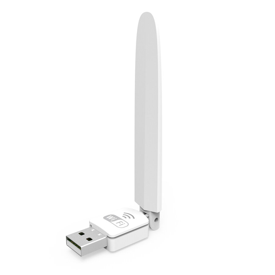 PIX-LINK 150 Mbps Wireless-N USB2.0 WiFi-adapter Netwerkadapter 3dB Externe antenne Netwerkkaart Dra