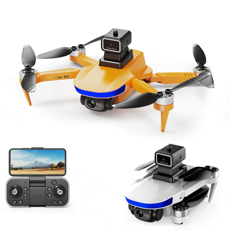 

FUNSKY B5 Mini WiFi FPV with 6K 720P ESC HD Dual Camera 360° Infrared Obstacle Avoidance Optical Flow Positioning Brushl