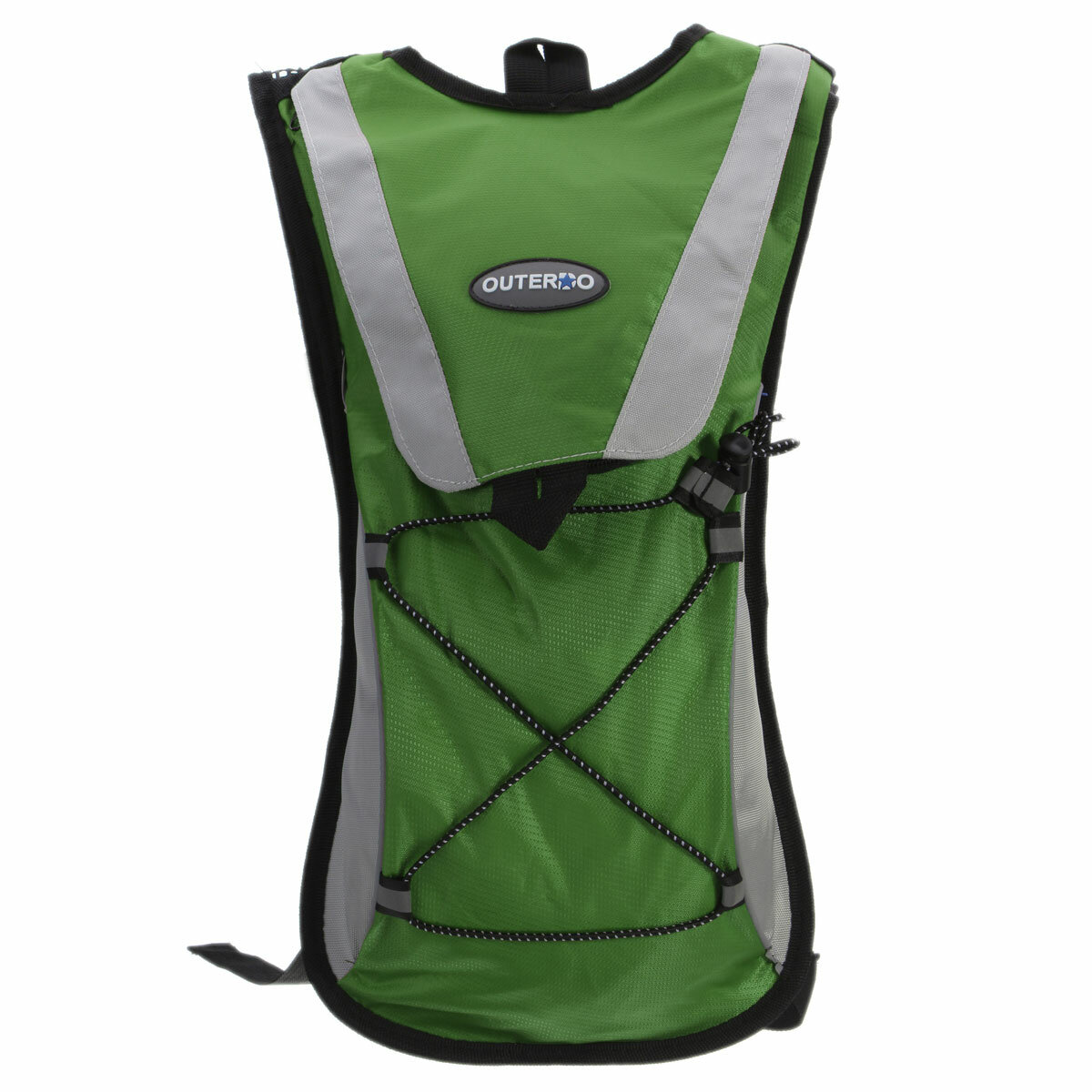 OUTERDO 2L Shoulder Bag Sports Backpack Adjustable Shoulder Straps Large Capacity Lightweight Outdoor Camping Travel Cycling Backpack