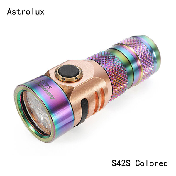 Astrolux S42S Colored 4xNichia 219C/XP-G3 2023LM Rechargeable Mini LED Flashlight