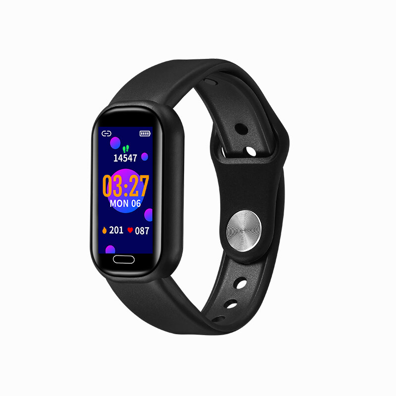 Bakeey Y16 0.96 inch Touch Screen Bluetooth Call Heart Rate Blood Pressure Blood Oxygen Monitor Customize Dial IP67 Wate