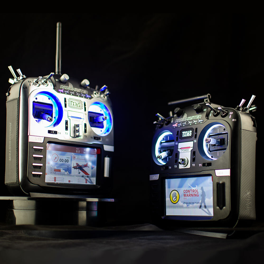 RadioMaster TX16S Radiozender LED Gimbal Backlight Retrofit Light Mod Upgrade Set Blauw Witte Kleur