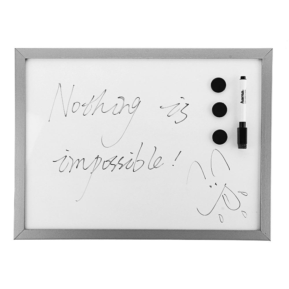 3 * 40cm magnetisch schrijven tekentafel whiteboard met schrijfpen voor kantoor scholieren geschenk