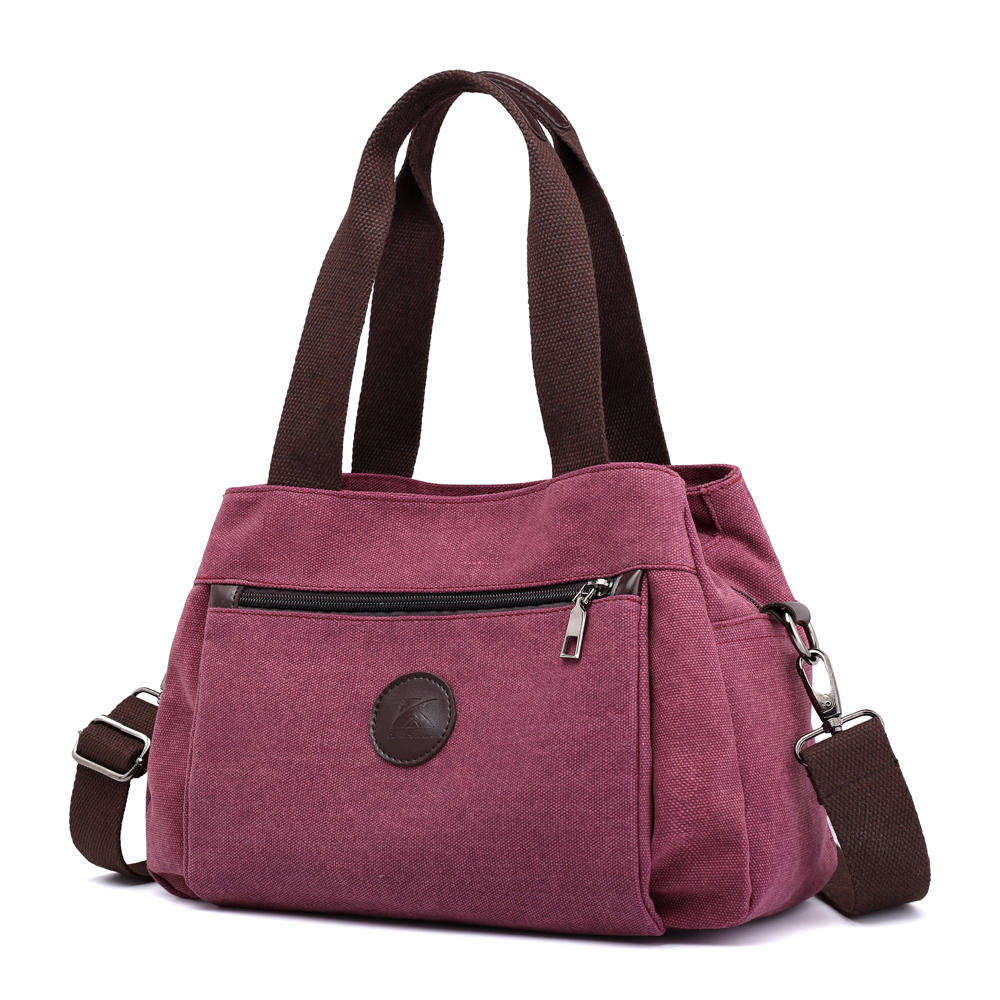 KVKY Canvas Shoulder Bags Summer Shopping Bags Handbag