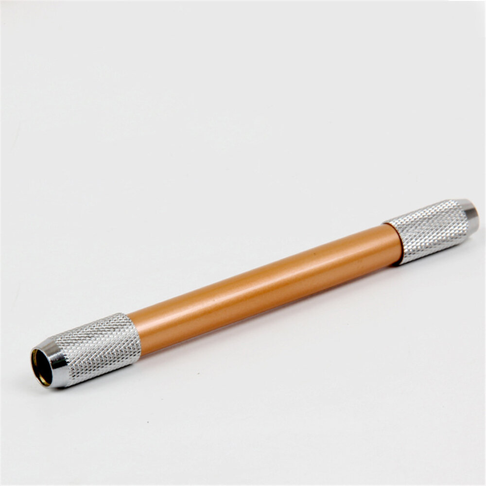 

BTFLART Metal Pencil Extender Aluminum Alloy Dual Head Pencil Holder Drawing Writing Sketching Pen Holder Art Supplies