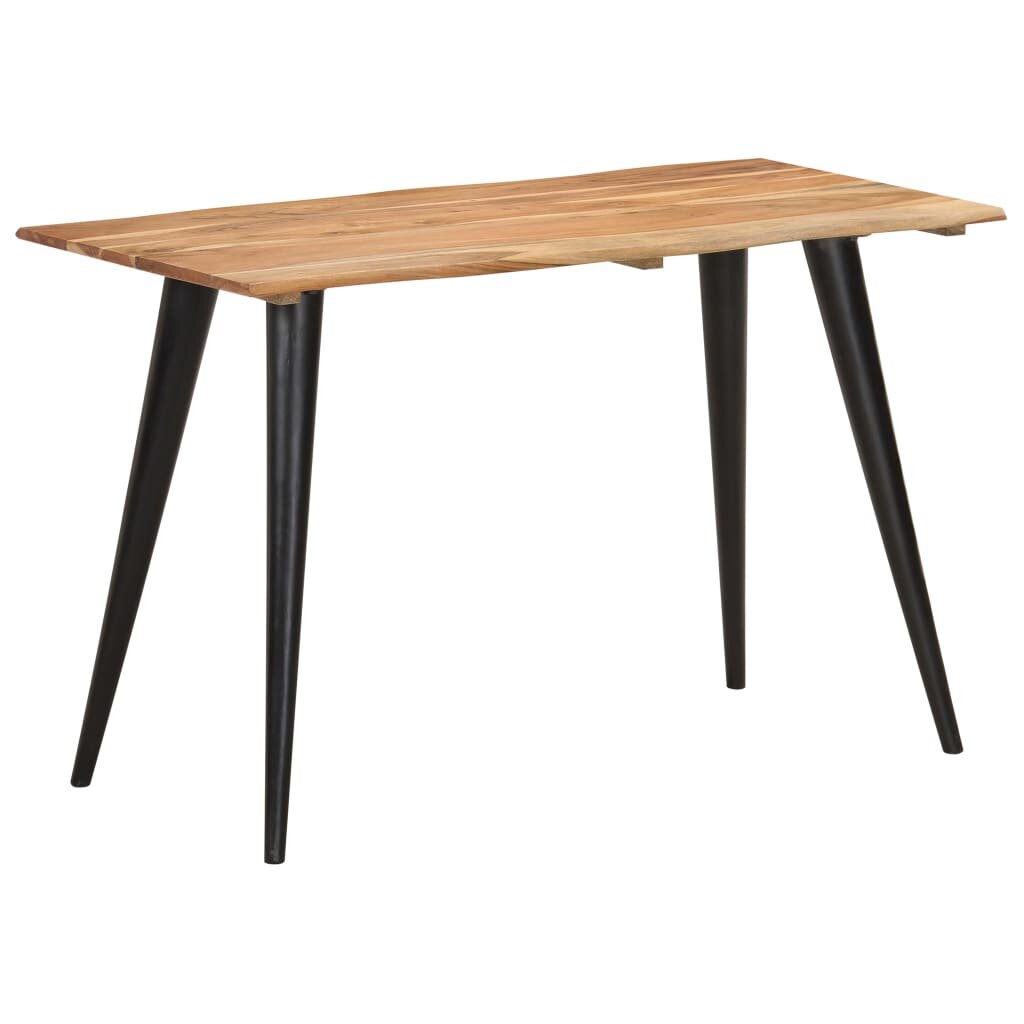 Solid Acacia Wood Dining Table with Live Edges 47.2