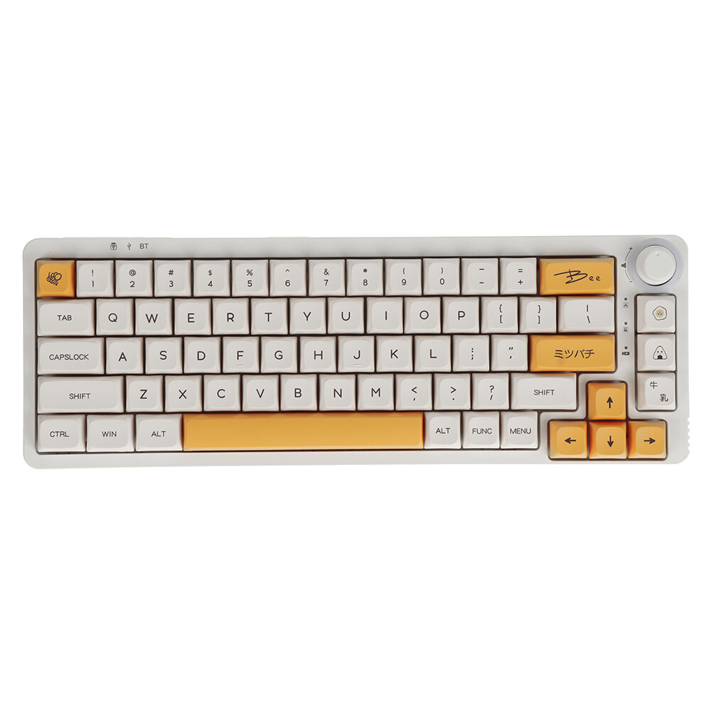 Στα 23.24 € από αποθήκη Κίνας | 140 Keys Honey Milk PBT Keycap Set XDA Profile Sublimation English/Japanese Keycaps for Mechanical Keyboards