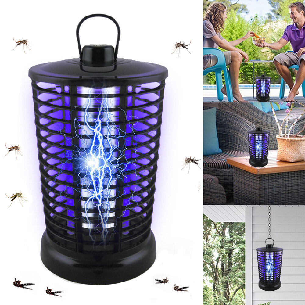Lampada elettrica per uccidere le zanzare all'aperto con luce UV USB, trappola per insetti con luce LED, senza radiazioni, per campeggio a casa.