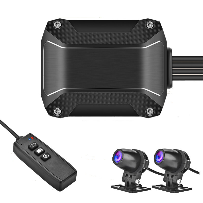 2K/1080P Motorcycle Dash Cam High Definition Motorcycle DVR Camera Driving Recorder Support G-Sensor Loop Recording