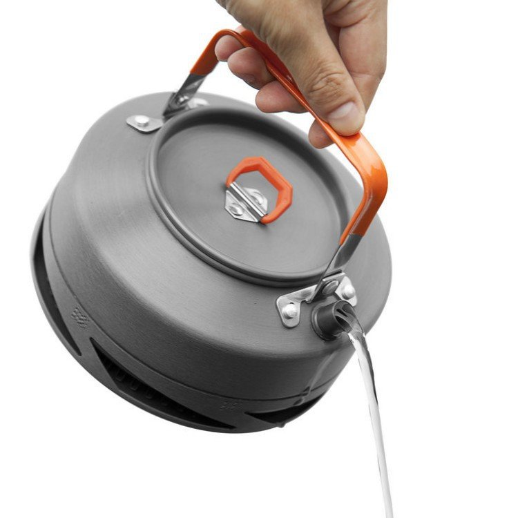 Fire-Maple 0.8L Camping pique-nique eau bouilloire échange de chaleur café théière avec poignée anti-chaleur filtre à thé FMC-XT1