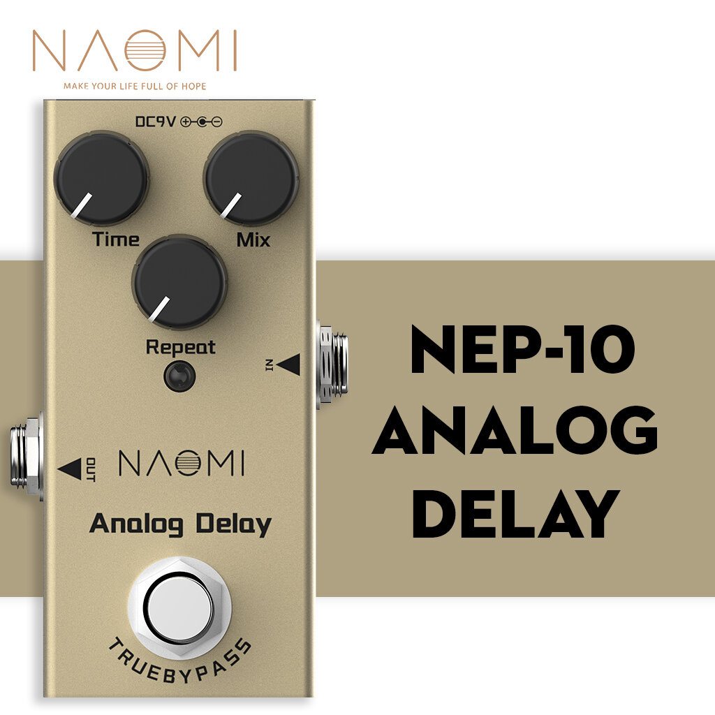 NAOMI Gitaareffectpedaal DC 9V-adapter # NEP-10 Akoestisch / elektrisch gitaareffectpedaalgebruik