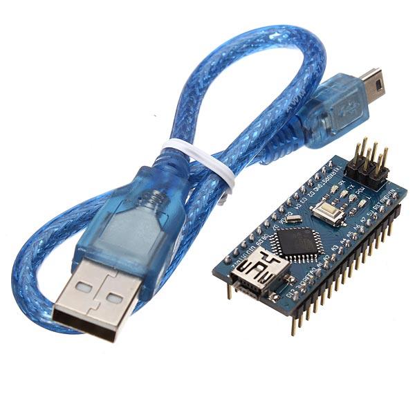5Pcs ATmega328P Nano V3 Module Improved Version With USB Cable Development Board