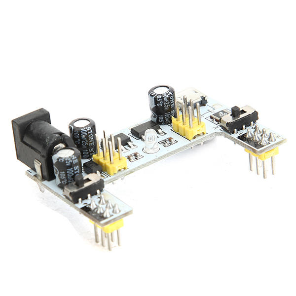 2-kanaals Breadboard Power Module Compatibel met 5V / 3.3V DC