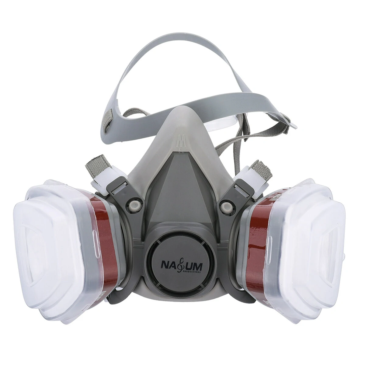 Nasum m101 gas mask half mask nasum for painting dust chemicals machine polishing welding pesticides and other work protection