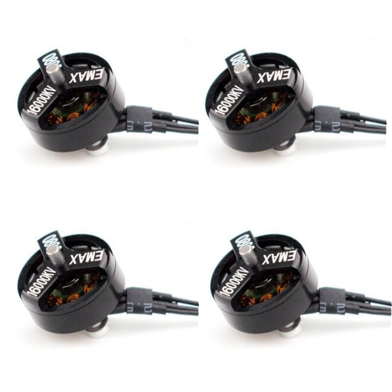4X EMAX Tinyhawk II 75mm 1-2S Whoop Spare Part 0802 16000KV 1-2S Brushless Motor