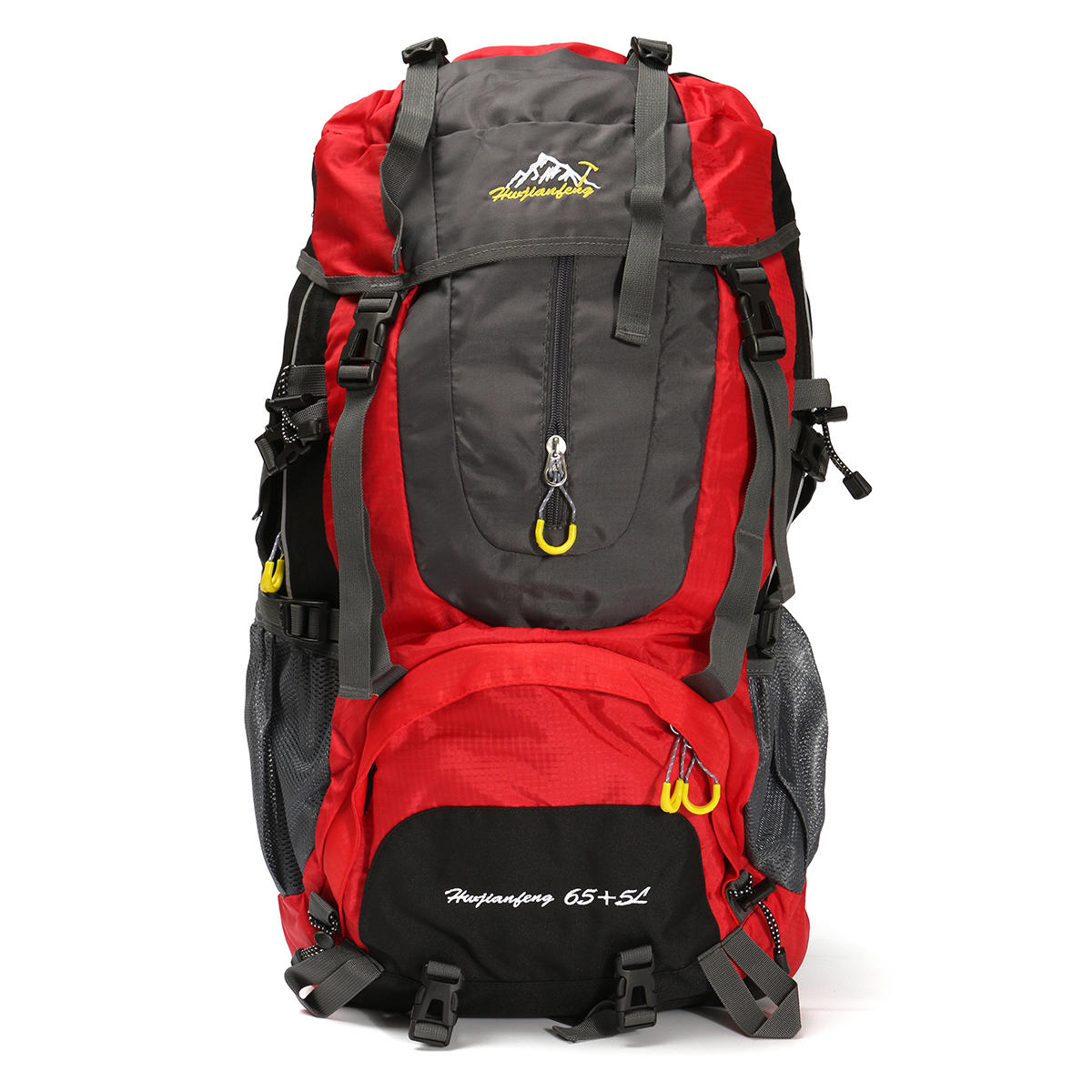 Outdoor 70l waterproof rucksack backpack camping hiking trekking travel ...