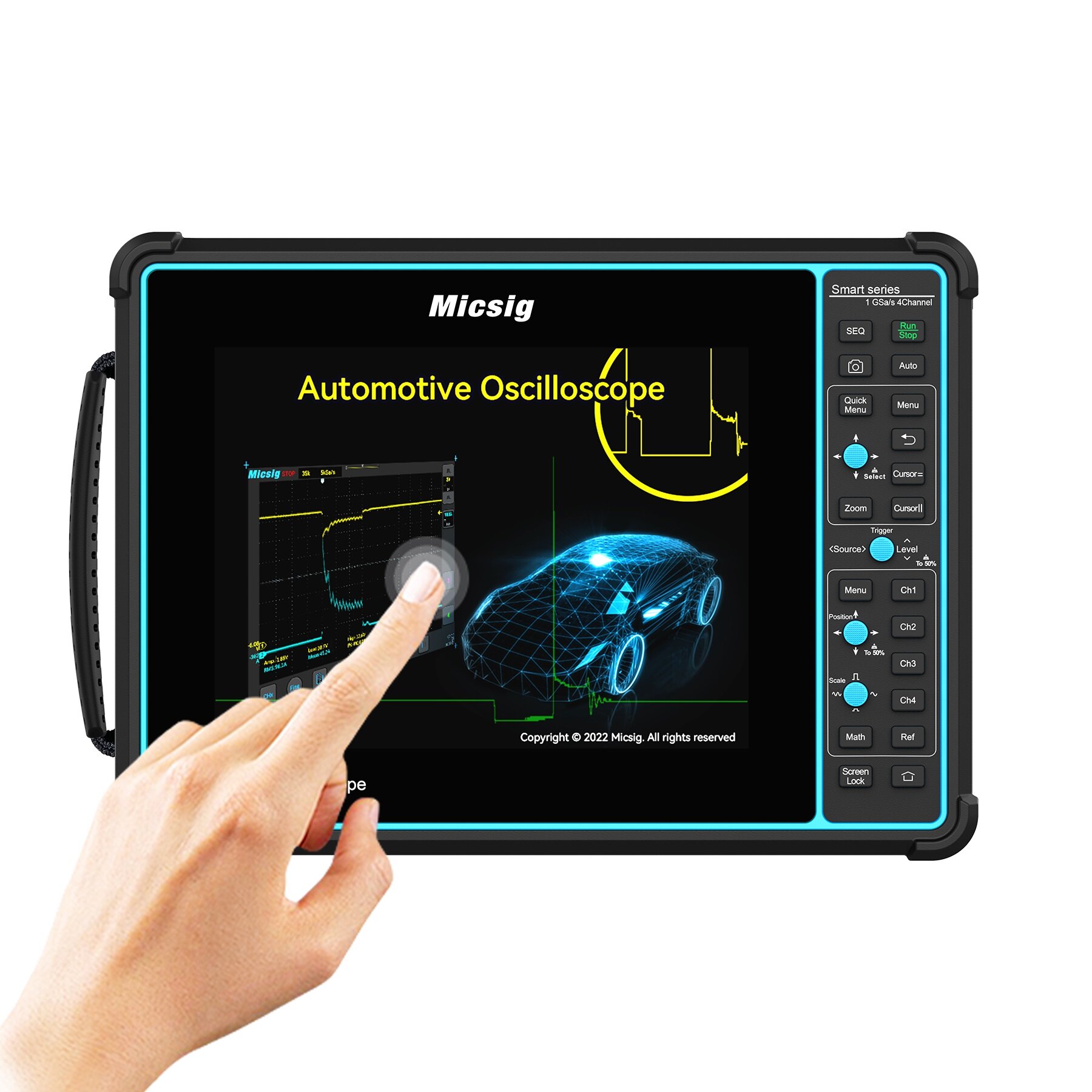 Micsig Micsig SATO1004 Automotive Tablet Oscilloscope 4 Channels 100MHz 1G Sa/S Digital Scopemeter APP Control