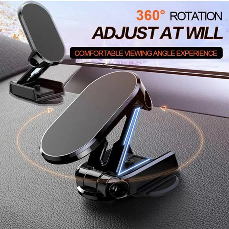 

Bakeey Strong Magnetic Folding Holder Adjustable 360 Degrees Rotation Car Phone Holder for iPhone 14 for Samsung Galaxy