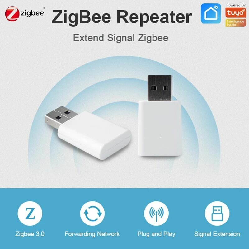 Tuya ZigBe 3.0 Signaal Repeater USB Extender Voor Smart Life ZigBe Apparaten Sensoren Uitbreiden 20-