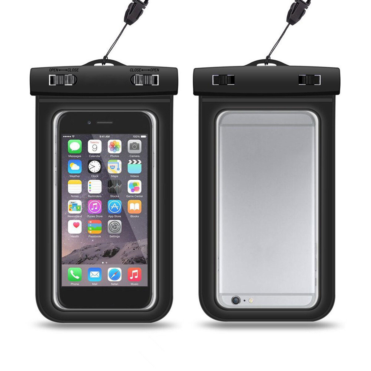 Draagbare HD Touchscreen Mobiele Telefoon Waterdichte Droge Zakken Zwemmen Ski Sport Packs voor iPho