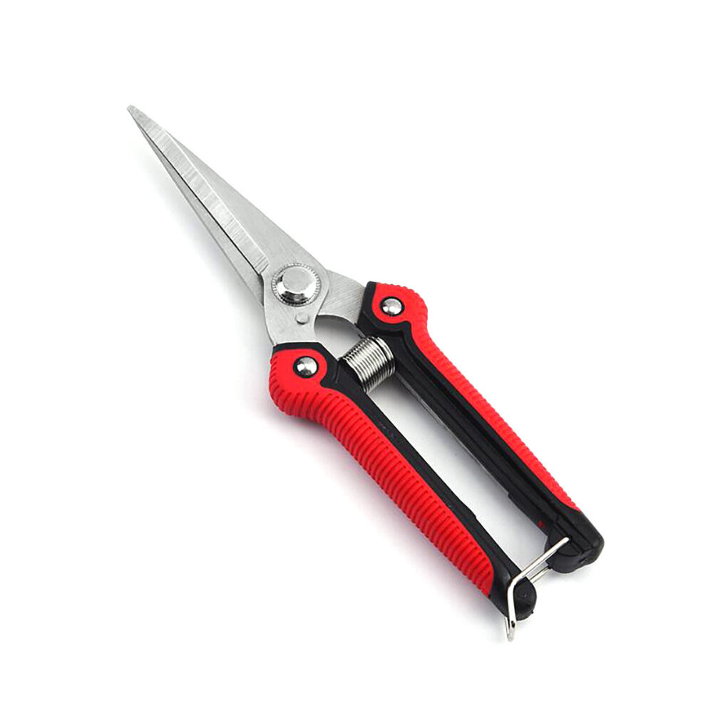 Garden Pruning Shear Straight Blade Shears Stainless Steel Elbow Cut Tools for Shrub Trimmer Household Leaf Potted Branc