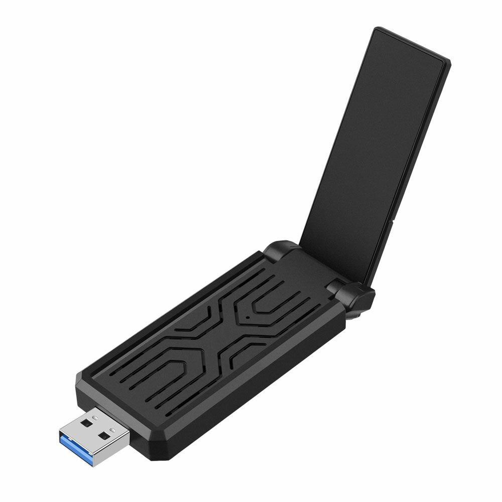 

AX1800 WiFi6 Wireless Network Card USB3.0 1800Mbps LAN Adapter 2.4G/5.8G Dual Band USB WiFi Receiver Compatible with Win