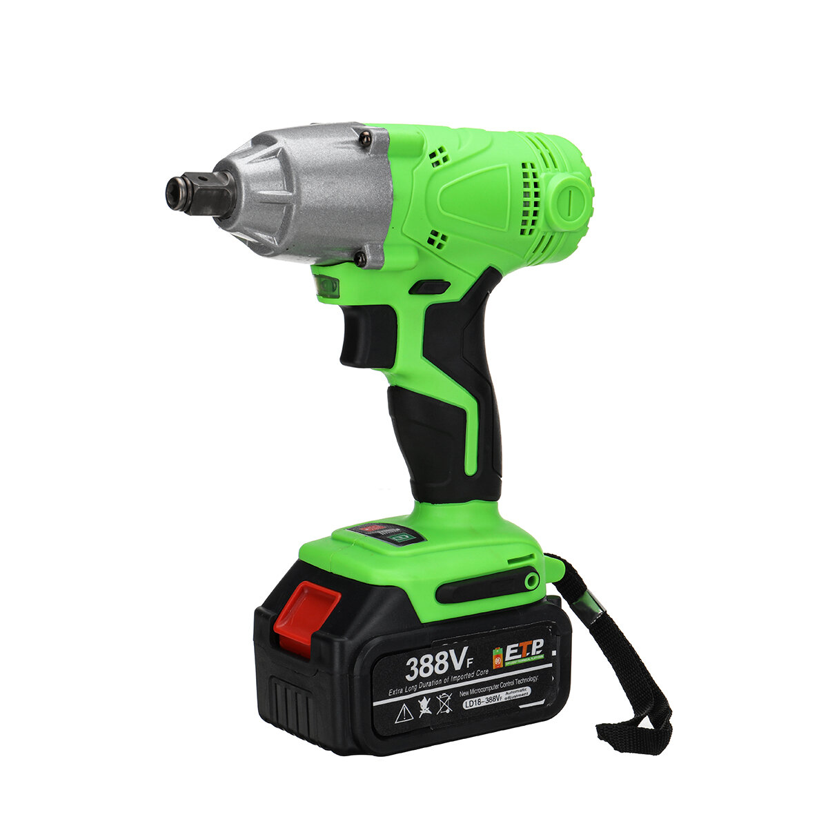 320N.m 1/2 Inch 1800RPM Electric Cordless Impact Wrench With One/Two 3.0Ah Battery For Makit Battery