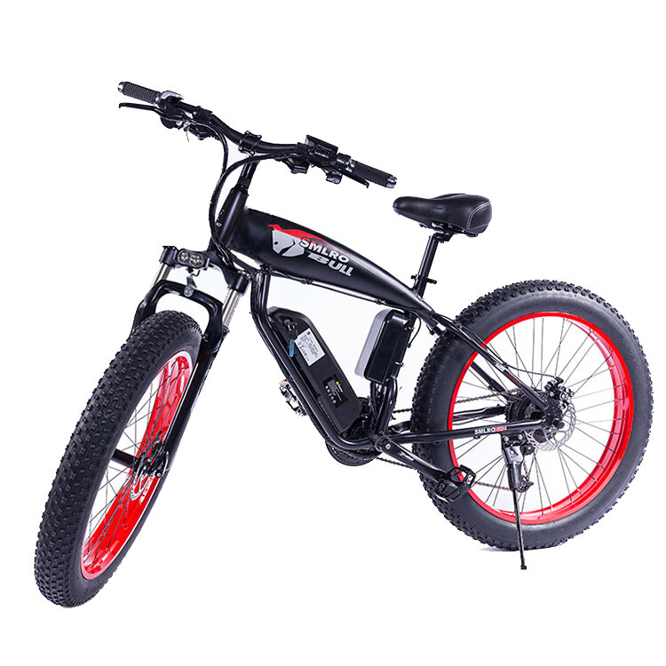 

SMLRO S10 48V 17.5Ah 750W 26in Fat Tire Electric Moped Bicycle 35km/h Top Speed Electric Bike Mountain E Bike