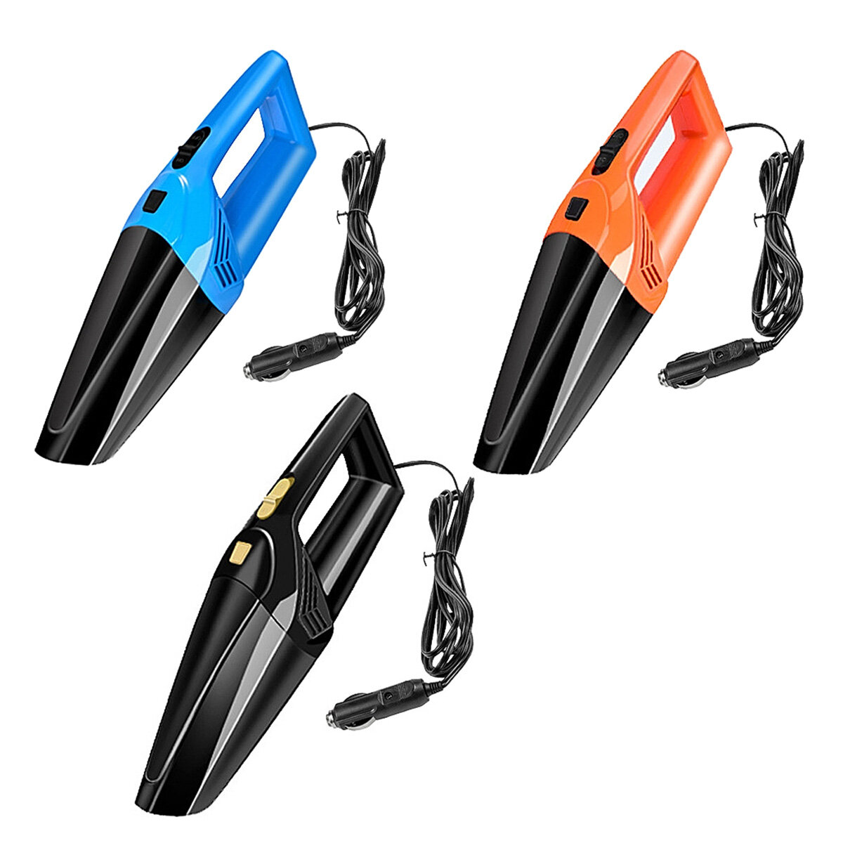 120W Car Vacuum Cleaner Wired Handheld Rechargeable Portable Wet&Dry for Home Car