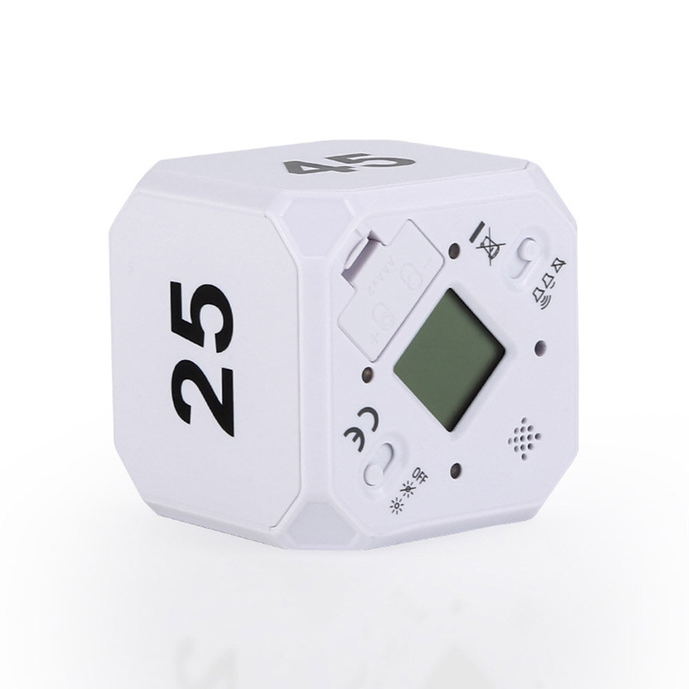 Cube LED Digitale Timer Draagbare Countdown Wekker Keuken Kantoor Studiebenodigdheden