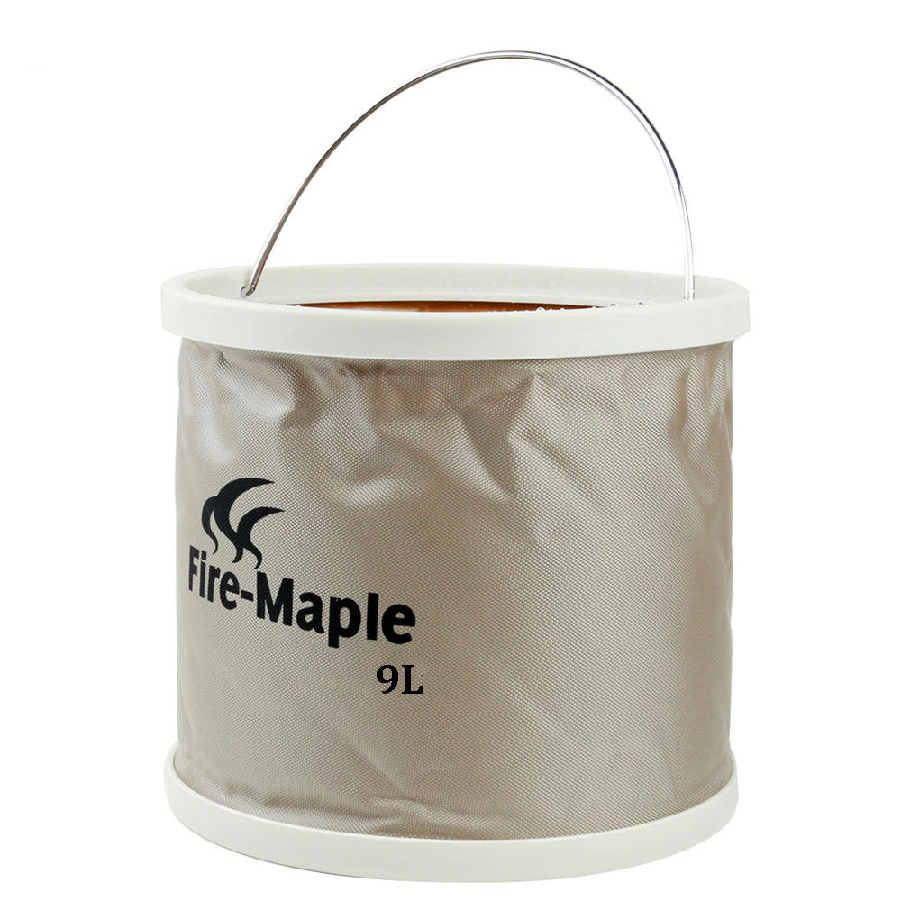 Fuoco-Maple 9L Benna pieghevole Portable Camping Porcellana lavaggio canottaggio barilotto di lavaggio FMB-909