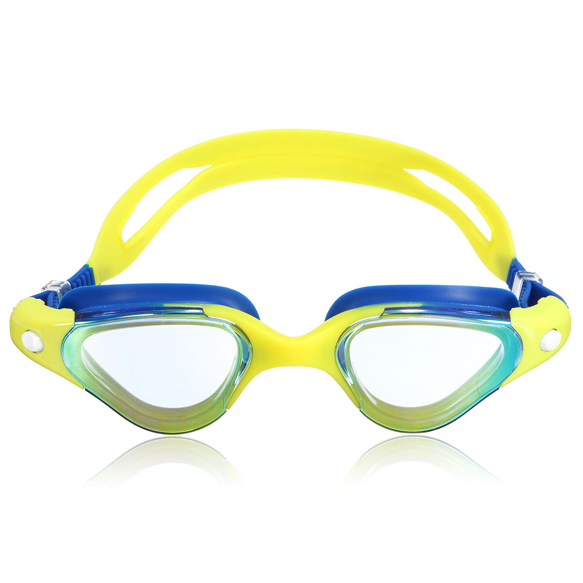 OUTERDO Anti-condens UV Bescherming Zwembril met siliconen Soft Oordopjes Waterdichte bril voor volw
