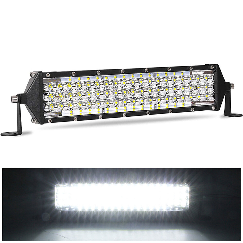 

14 Inch 264W 6000K LED Work Light Bar Super Bright Five Row Combo Beam IP68 Waterproof for Driving Off Road SUV Boat Car
