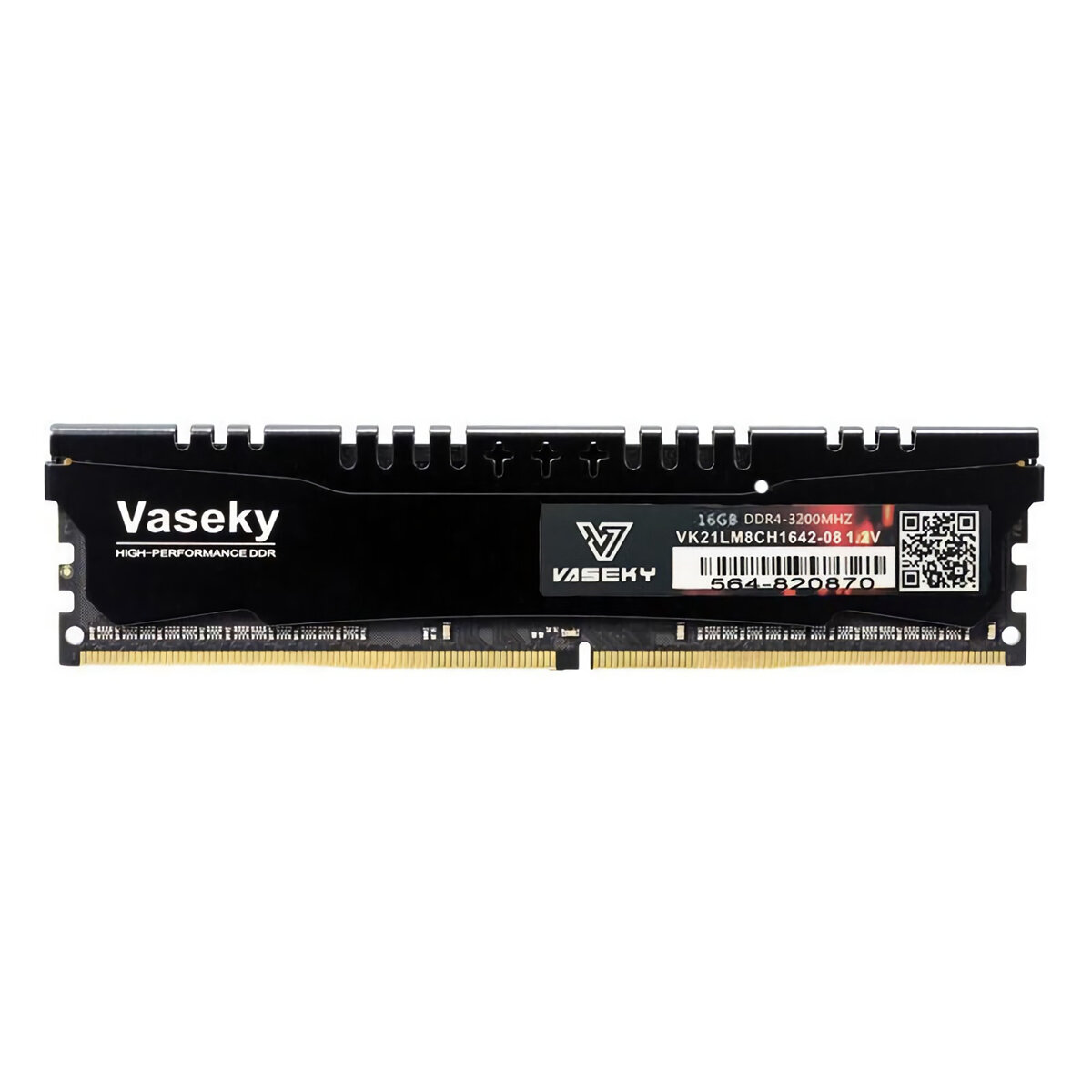 

Vaseky DDR4 16GB 3200Mhz RAM Memory 288Pin Memory Card Stick for Desktop Computer PC