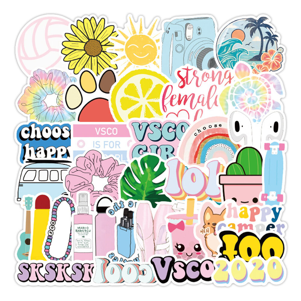 5Various Beauty Graffiti Stickers Waterproof Decorative Stickers For Suitcase Laptop Guitar Refrigerator, Banggood  - buy with discount